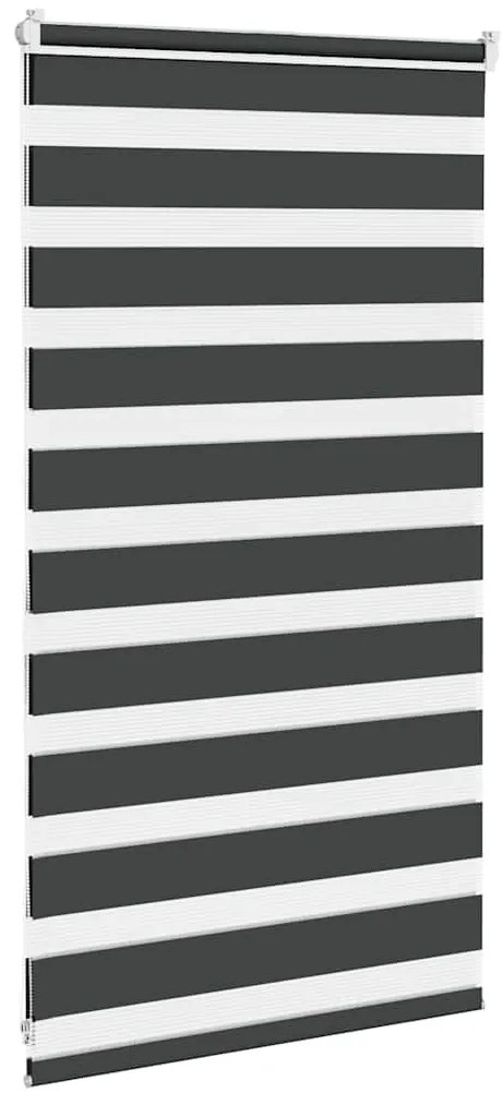 zebrafüggönnyel fekete szövetszélesség 75,9 cm poliészter