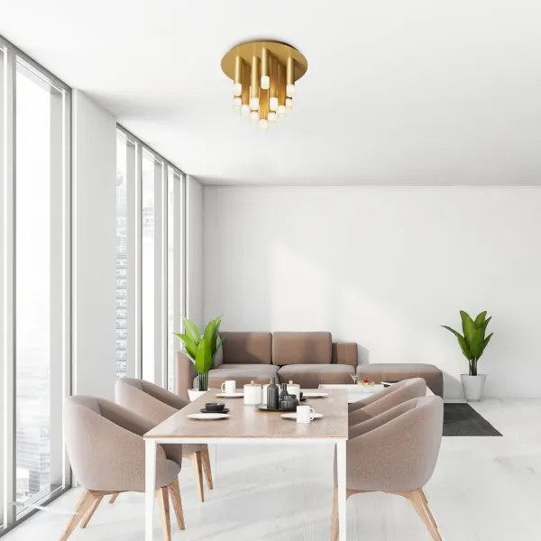 Rabalux 71355 - RAMIRA mennyezeti lámpa 13xG9/5W/230V aranyszínű