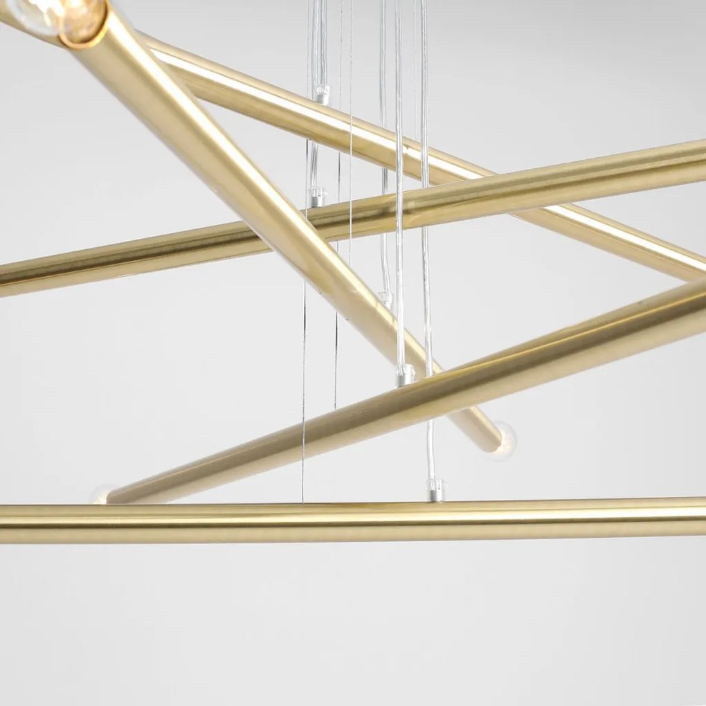 ALDEX 1072M40 TUBO Modern Led Függesztett Lámpa Sárgaréz E14 IP20