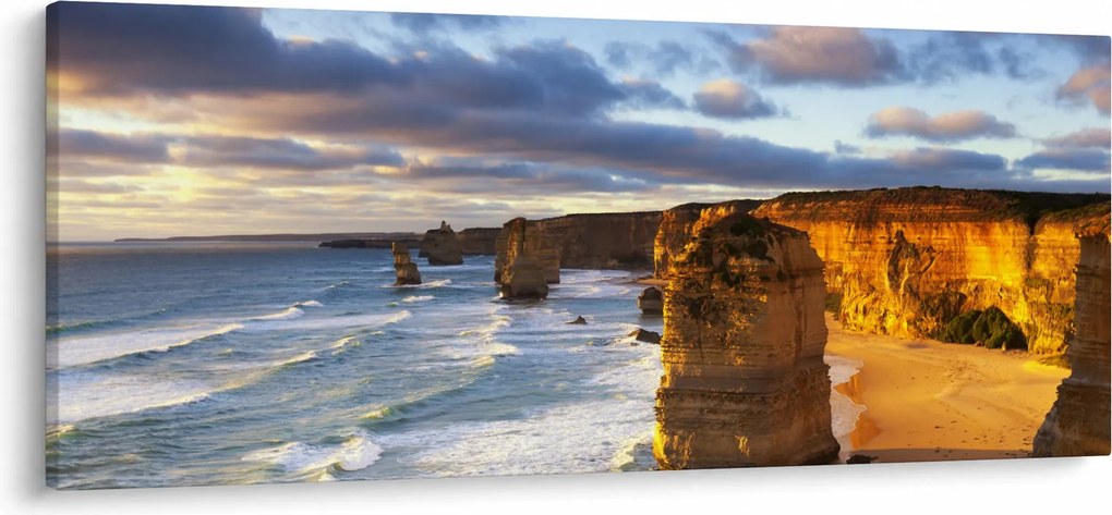 A tengeri sziklák képe (120x50 cm)