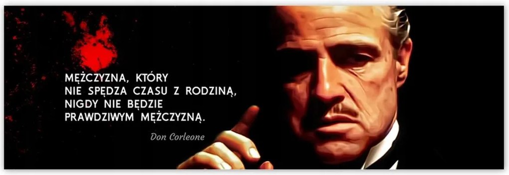 Poszterek 200x66 Don Vito Corleone God Fat