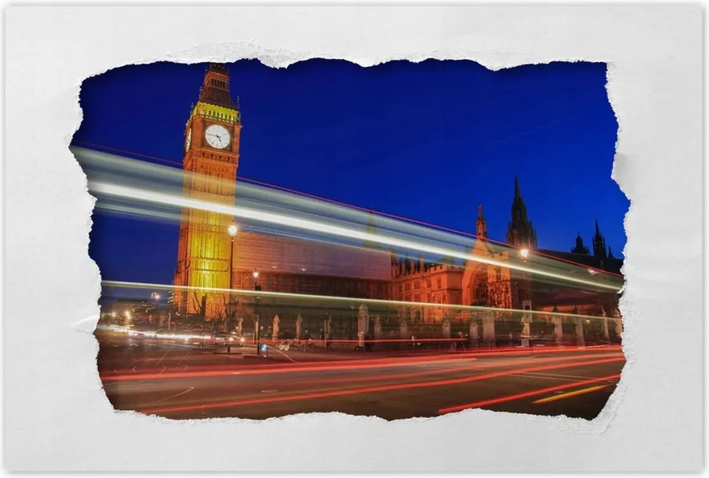 Poszterek 60x40 A Big Ben mellett lebegett