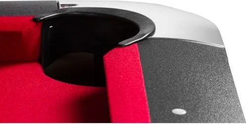 GamesPlanet® Biliárdasztal PREMIUM Piros sötét 7ft