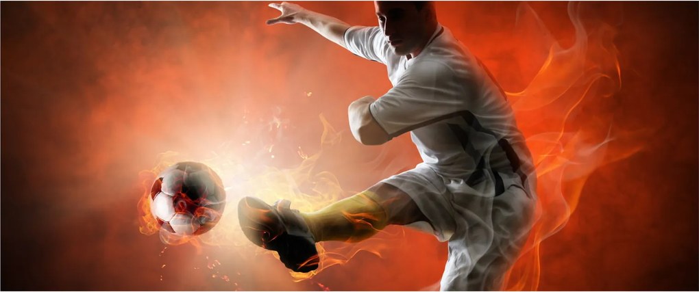 Kép - A focista (120x50 cm)