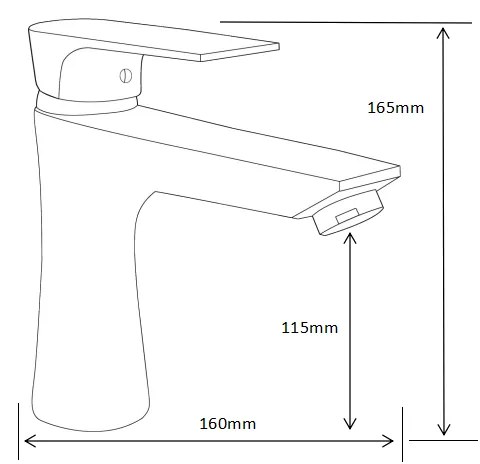 Mexen Axel R62 fürdőszett, fekete, 73803R62-70