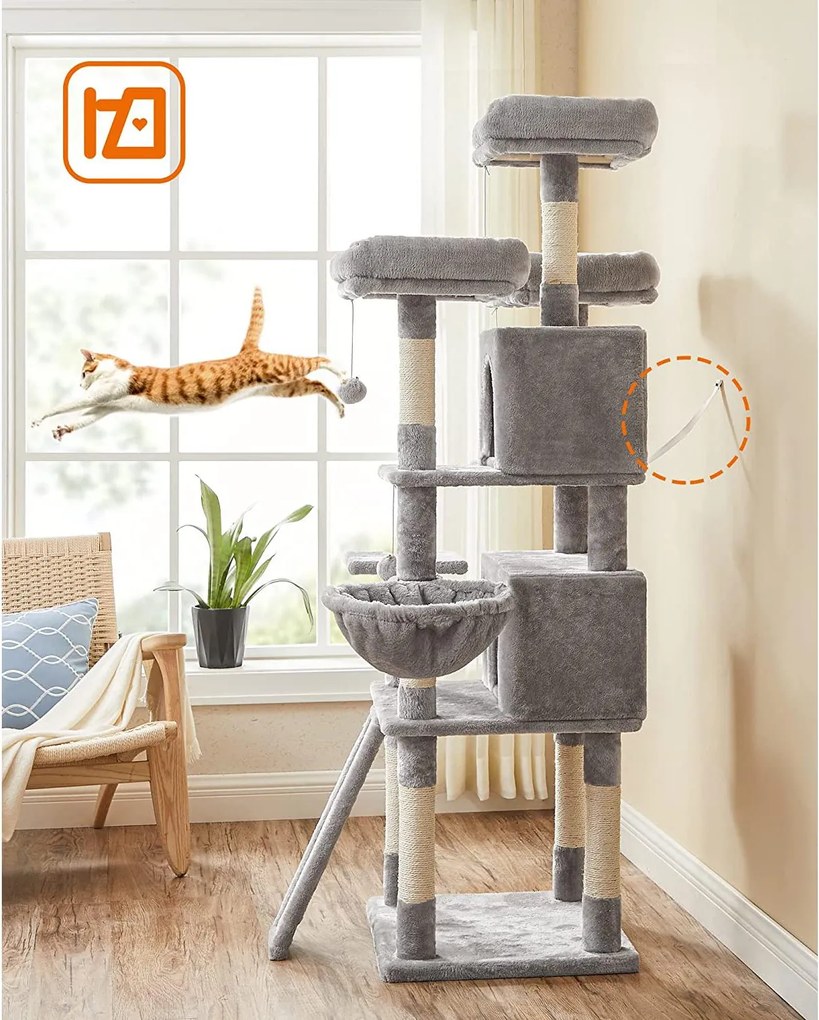 Macska kaparófa, XXL macskafa 54 x 49 x 169 cm