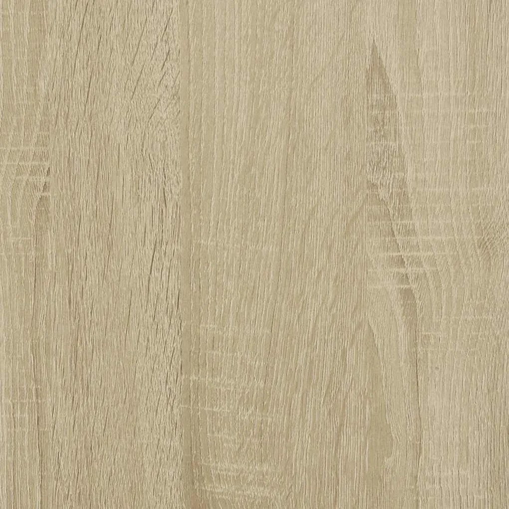 sonoma tölgy színű szerelt fa könyvszekrény 60 x 35 x 139 cm
