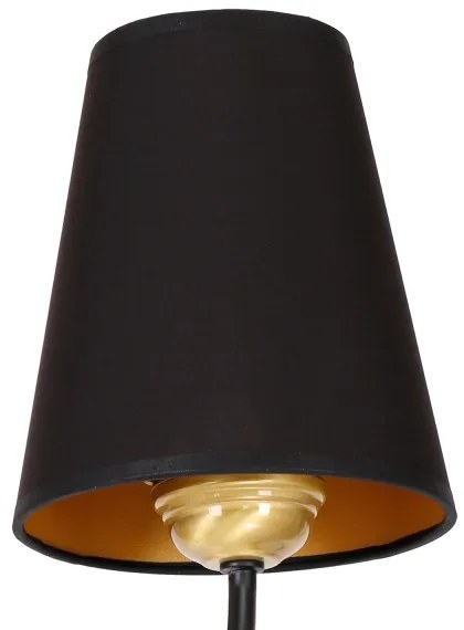 Fali lámpa VICTORIA 1xE27/60W/230V fekete