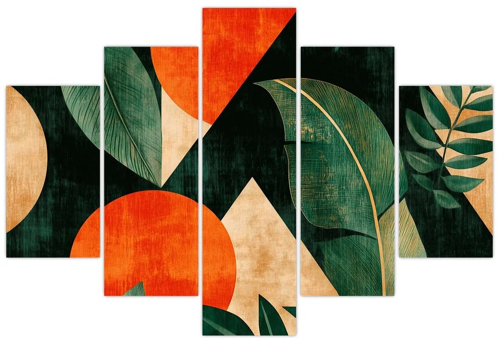 Kép - Geometrikus természeti minták II. (150x105 cm)