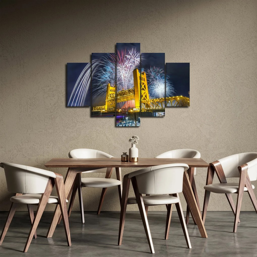 Kép - Szilveszteri éjszaka (150x105 cm)