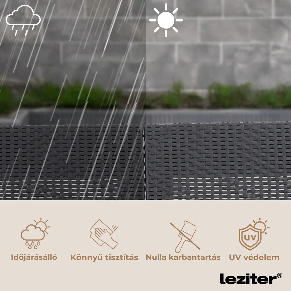 Claire V 7 személyes kerti bútor garnitúra vigo tárolós asztallal