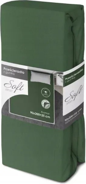 Jersey Soft lepedő zöld 220 x 200 [cm]