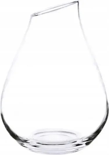 Üveg Váza Dekoratív Csepp Vágott h43 d33