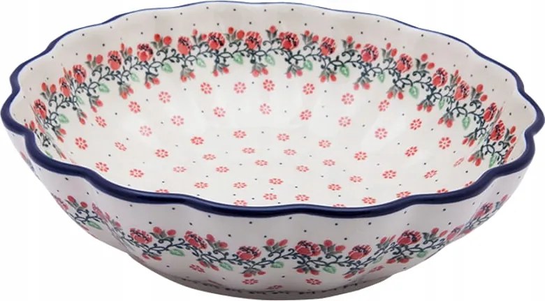 Salátatál 27.5 cm Kerámia Bolesławiec Tálak