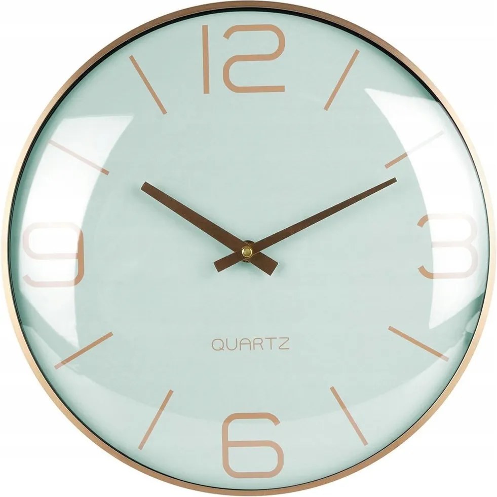 Dekoratív falióra falra akasztható Menta Arany 30 cm