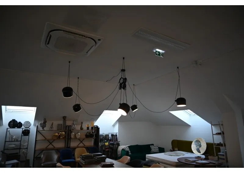 KH Eye 5 fekete függeszték design lámpa