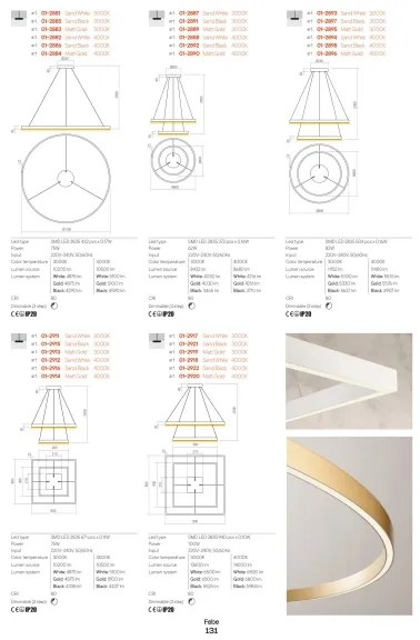 Redo 01-2891 - LED Dimmelhető csillár zsinóron FEBE LED/62W/230V fekete