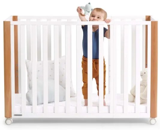 KINDERKRAFT SELECT - KOYA Premium 4 az 1-ben kiságy, bükk/fenyő