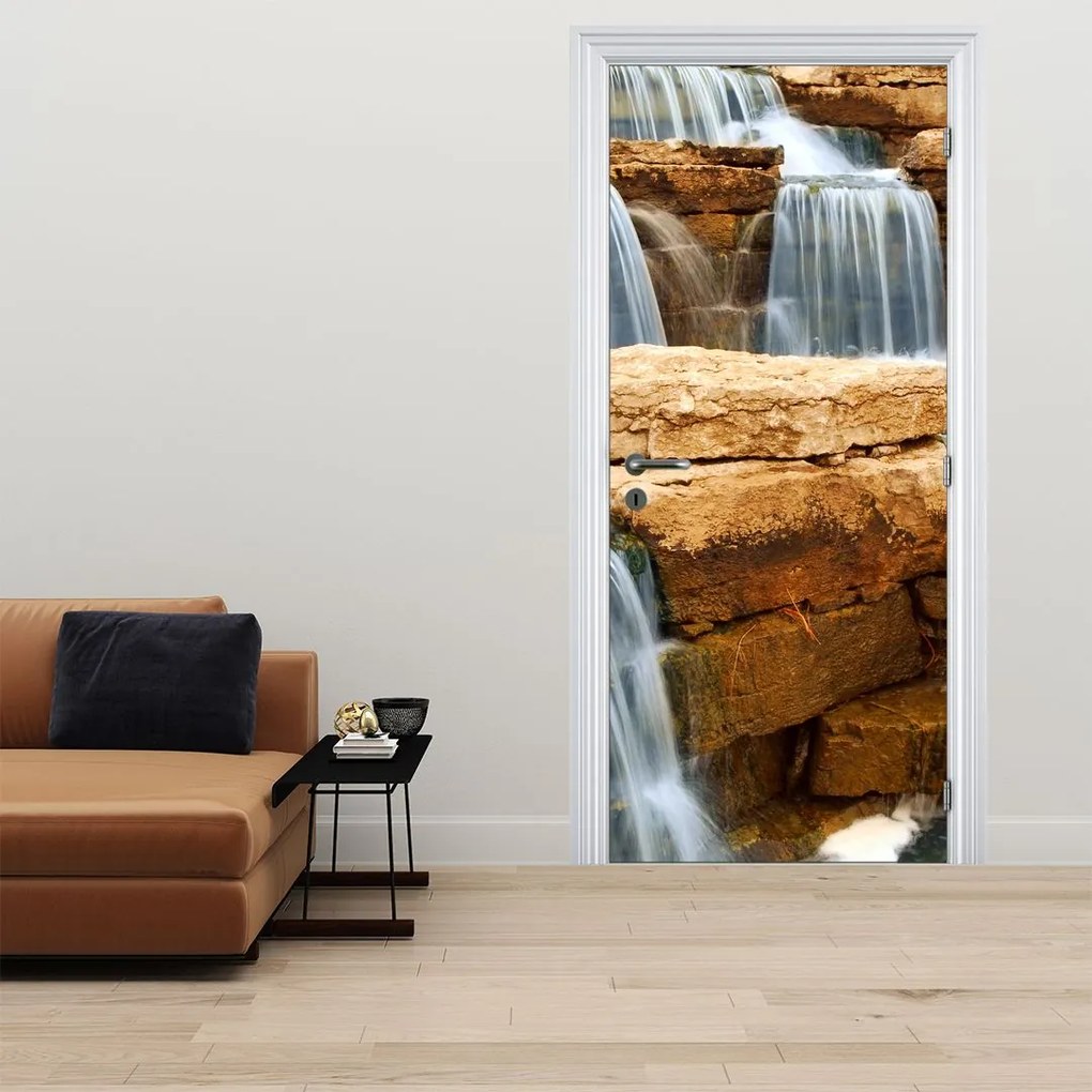 Fotótapéta ajtóra - Vízesések (95x205cm)