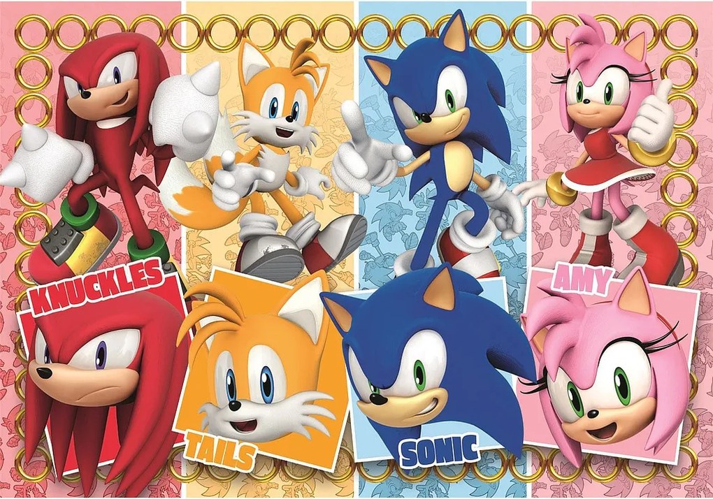 Sonic a sündisznó Characters 60 db-os maxi puzzle Clementoni