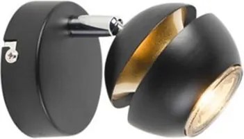 Modern spotlámpa 1-es fekete aranyszínű belsővel - Buell Deluxe