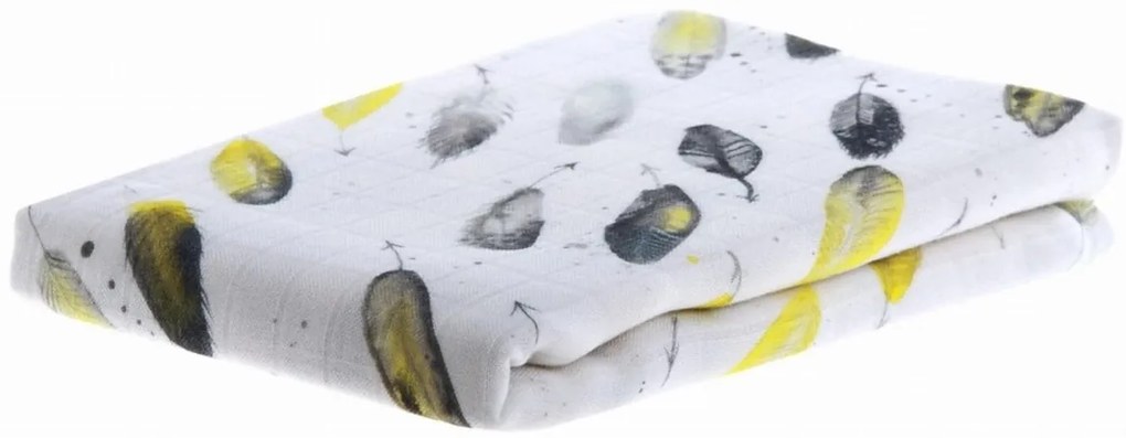 Bambusz pelenka Baby Nellys ® - semleges minta, 75 x75 cm