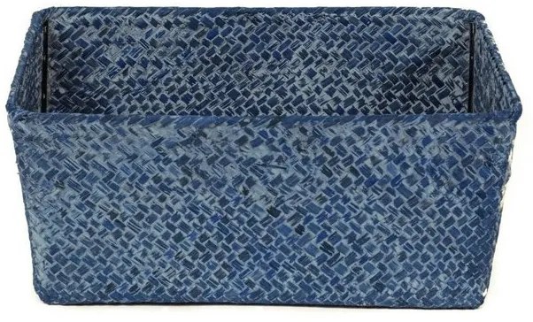 Tömörítő kötött kosár 30 x 20 x 13 cm, világosbarna