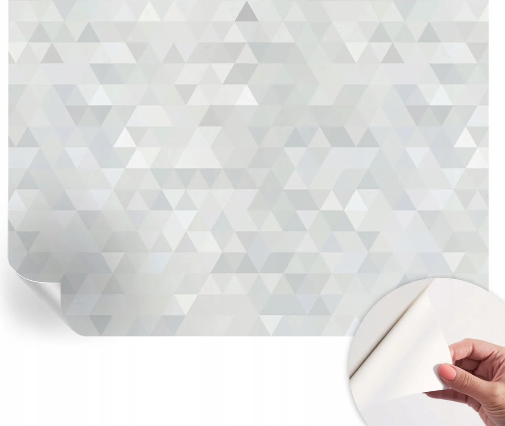 Dekoratív öntapadós fotótapéta Hálószobába Szürke mintás 208x146 cm