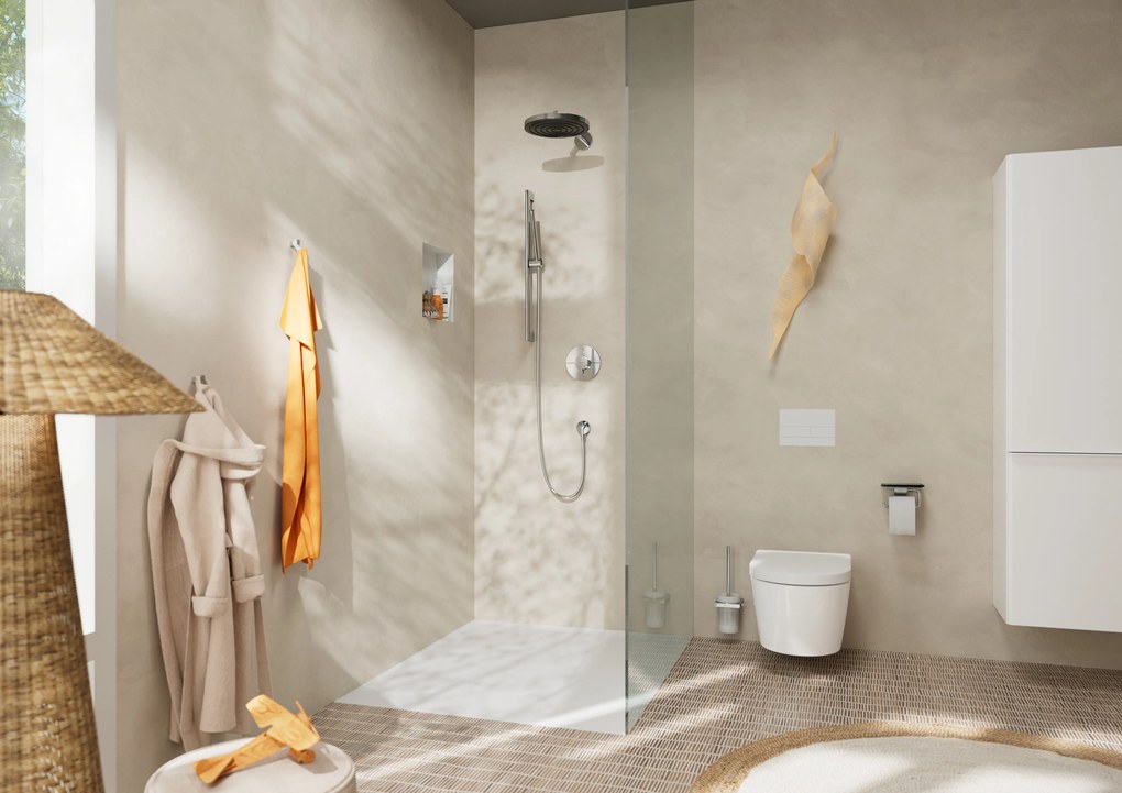 Hansgrohe Pulsify S, kézi zuhany 100 1jet EcoSmart, króm, HAN-24125000