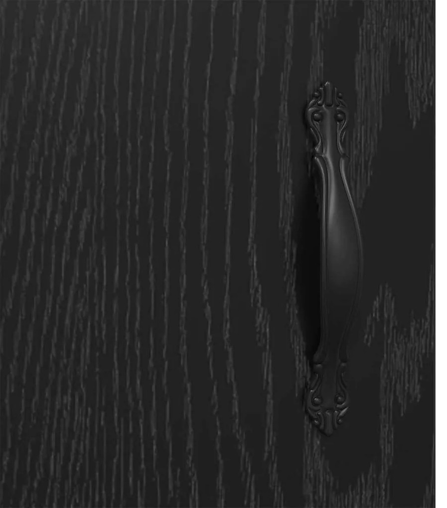 Széf Fekete tölgy 34,5 x 34 x 90 cm Műszaki fa és vas