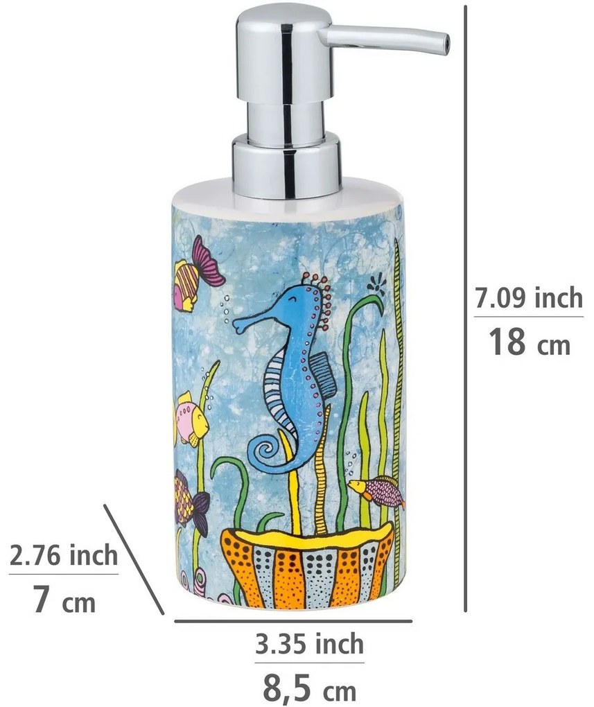Wenko Rollin'Art Ocean Life kerámia szappanadagoló 360 ml