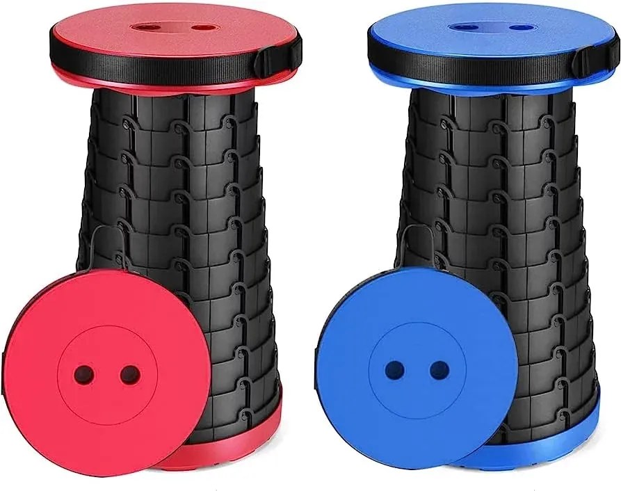 Zaparkorun Mobil outdoor puff - piros