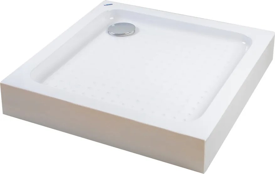 Almagro || 100x100x13,5 cm szögletes, akril zuhanytálca szifonnal szifonnal