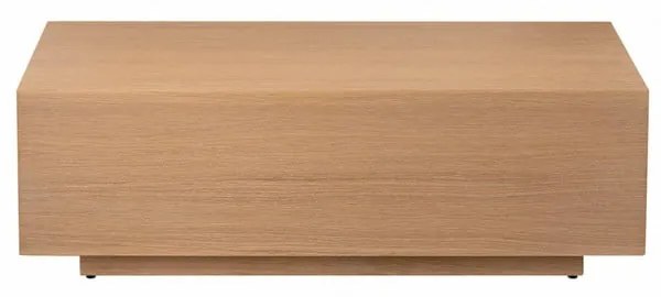 Natúr színű dohányzóasztal tölgyfa dekorral 40x80 cm GOBA – Blomus