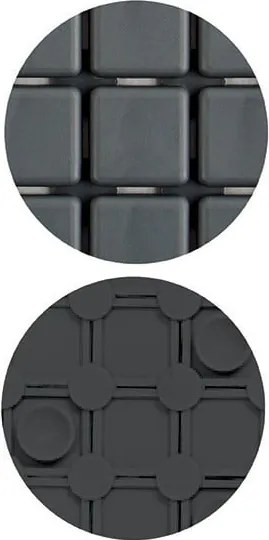 Csúszásgátló alátét készlet fürdőkádba 5 db-os 13x13 cm Quadro – MSV