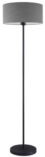 LED állólámpa TUNJA 1xE27/20W/230V átmérő 38 cm fekete/szürke