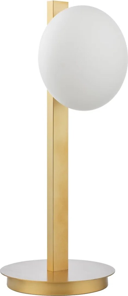Dar Lighting modern asztali lámpa tauri fehér arany dartau4235