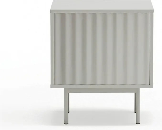 Világosszürke matt éjjeliszekrény Sierra – Teulat