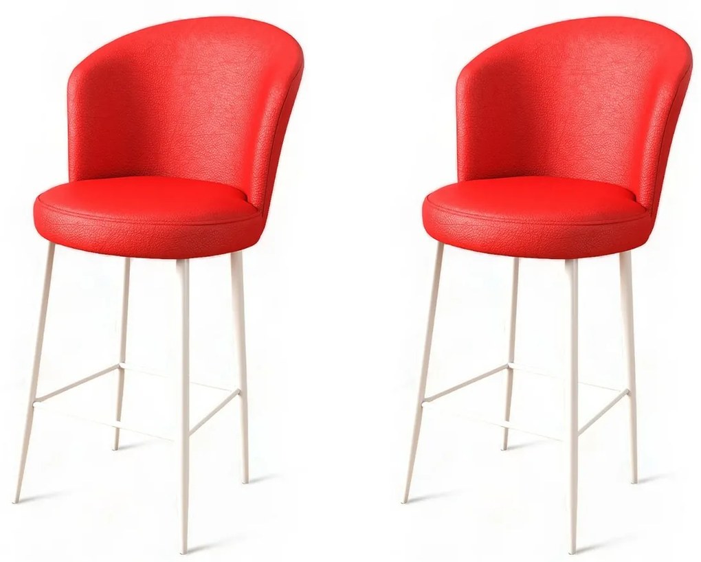 Uras Red and White bárszék szett, 2 db, 2 db