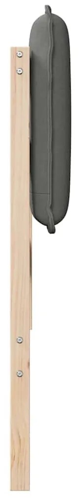 Kárpitozott fejtámla Természetes és Világosszürke 200 cm