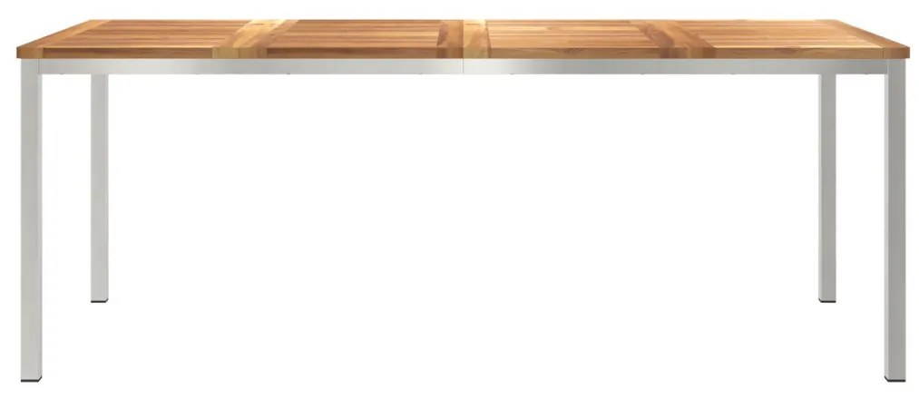 Kültéri Étkezőasztal 200x90x74.5 cm Tömör Tíkfából