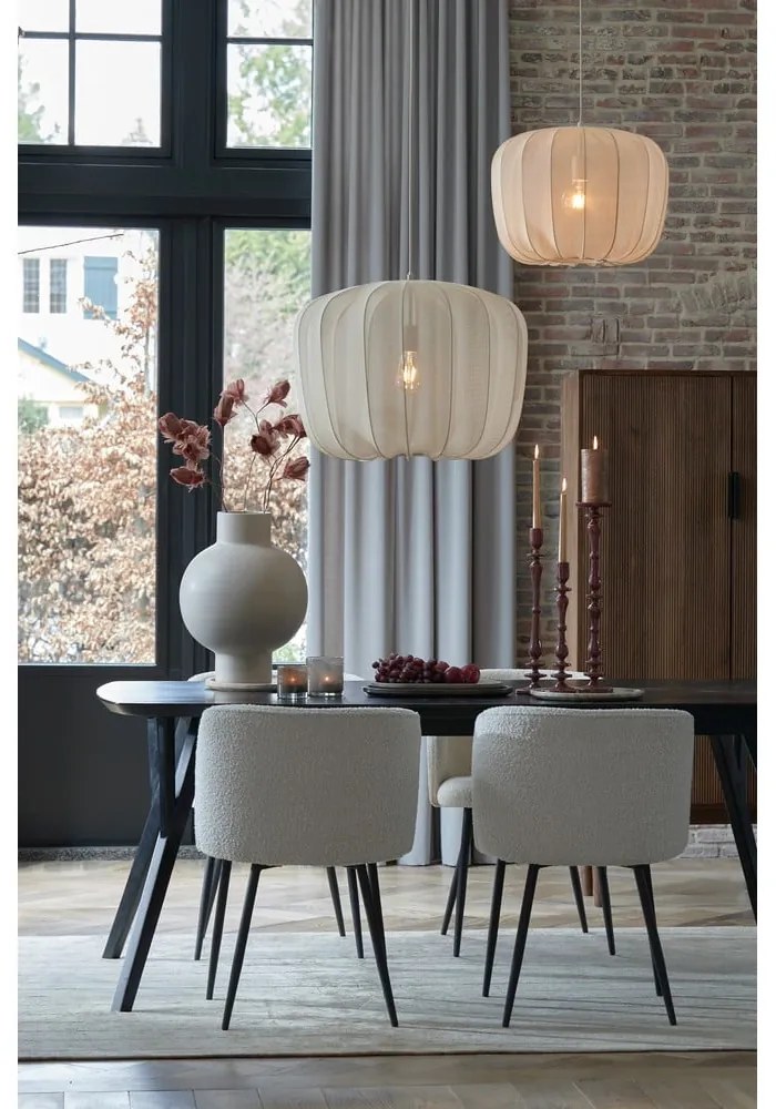 Krémszínű mennyezeti lámpa ø 50 cm Plumeria – Light & Living
