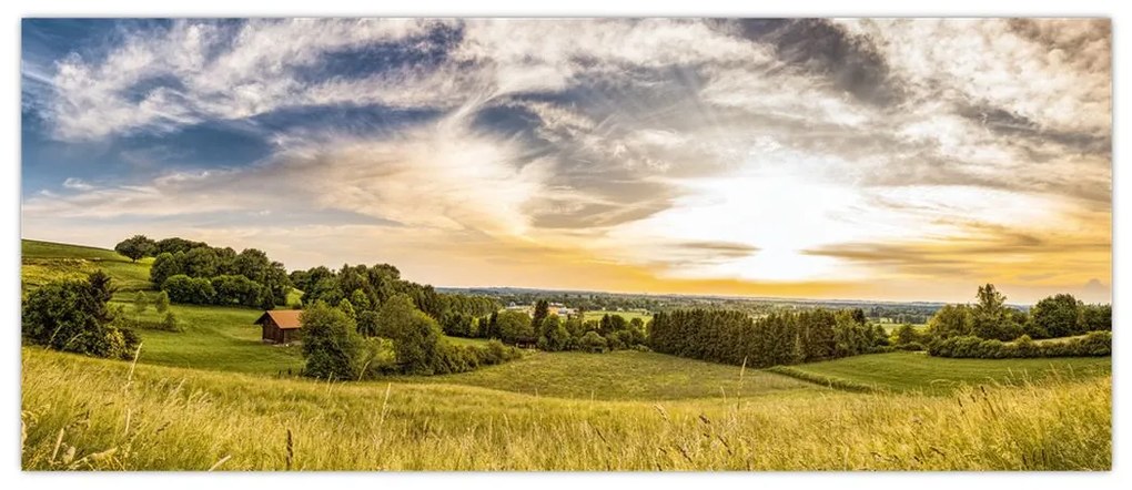 Tájkép (120x50 cm)