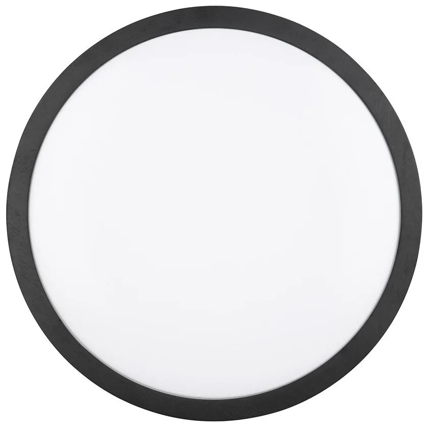 Fekete LED mennyezeti lámpa ø 40 cm Iseo – Trio