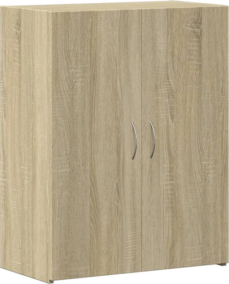 vidaXL sonoma tölgy színű szerelt fa irattartó szekrény 60x32x77,5 cm