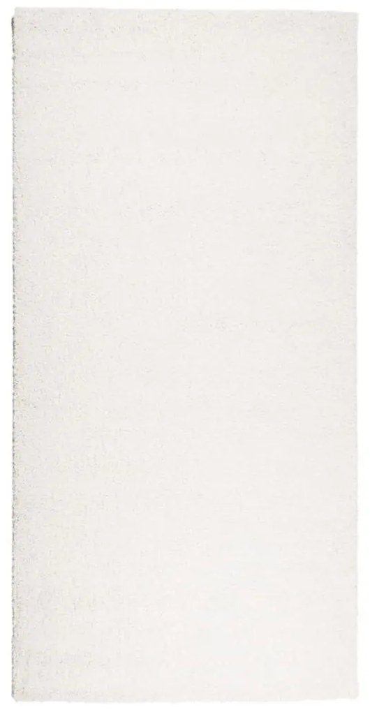 PAMPLONA krémszínű magas szálú bolyhos modern szőnyeg 100x200cm