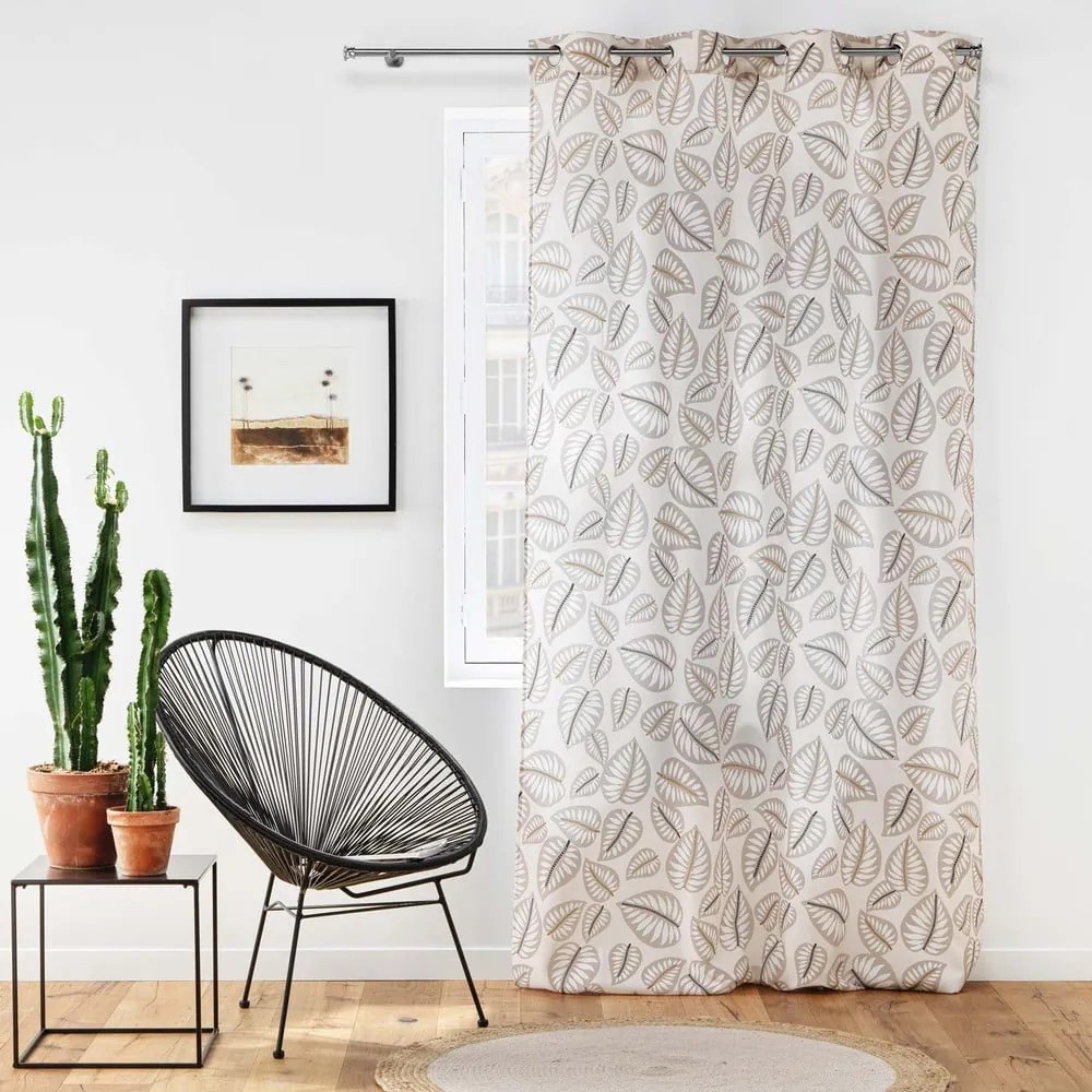 Bézs függöny 140x280 cm Alma – douceur d'intérieur