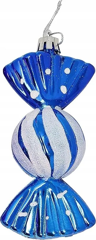 Karácsonyfa gömbdíszek Cukorka 12 darab