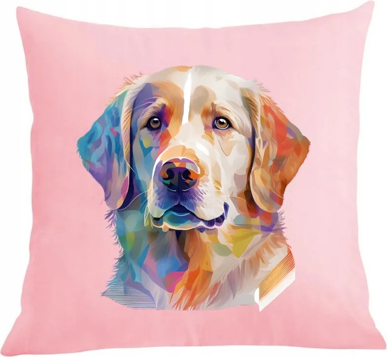 Párna párnahuzat Golden Retriever Kutya mintás