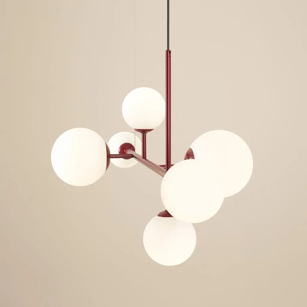 ALDEX 1092K15 DIONE Modern Függesztett Lámpa Piros E27 IP20